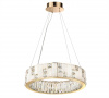 Золото/прозрачный/белый/металл/хрусталь/алебастр Люстра LED 46W 3700K CROSSA HALL, арт. 5072/60L