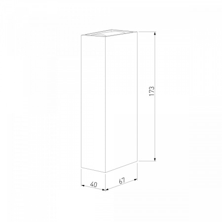 фото Уличный настенный светодиодный светильник Blaze LED IP65 35136/W черный