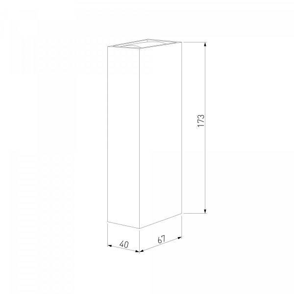 фото Уличный настенный светодиодный светильник Blaze LED IP65 35136/W черный