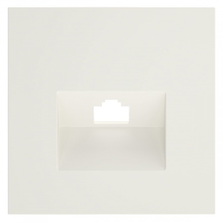 фото Накладка для розетки компьютерной RJ45 кат.6 и розетки телефонной RJ11 кат.3, S70 (хлопок)