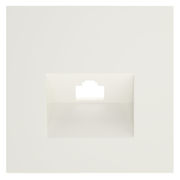 фото Накладка для розетки компьютерной RJ45 кат.6 и розетки телефонной RJ11 кат.3, S70 (хлопок)