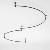 фото Esthetic Magnetic Шинопровод Round черный Ø1800 85218/00