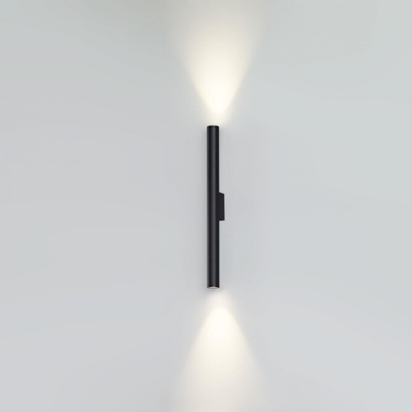 фото Уличный фасадный светильник, черный Odeon Light TUBUS, арт. 7105/10WL