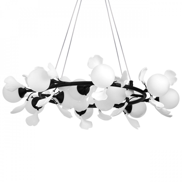 фото Люстра подвесная Ceramo BW, черный Lightstar 799127