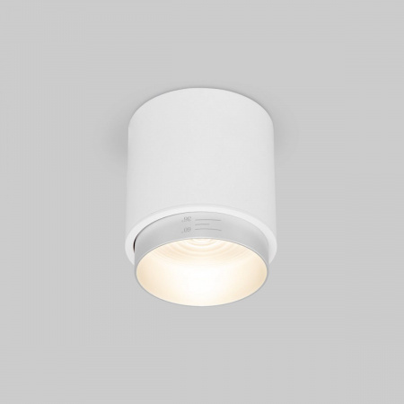 фото Потолочный светодиодный светильник Cors 25032/LED 10W 4200K белый/серебро