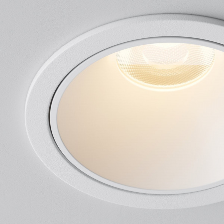 фото Встраиваемый светильник Maytoni Technical Alfa LED DL043-01-10W3K-RD-W-1, белый