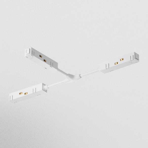фото Коннектор питания Т-образный Gravity белый Maytoni Technical TRA004CWT-22W