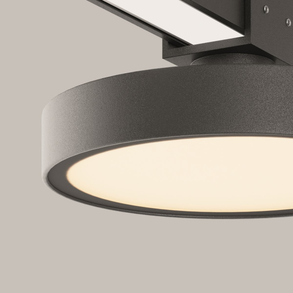 фото Уличный трековый светильник Maytoni Outdoor Zon IP O-TR01-1-F-12WB3K, черный