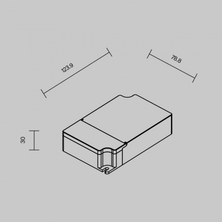 фото Источник тока ZIGBEE 65Вт 500-1500А Maytoni 771005, белый