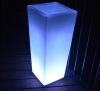 фото Светящееся LED кашпо-конус Flow 220V RGB 40*40*90
