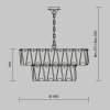 фото Подвесной светильник Maytoni Puntes MOD043PL-12CH, хром