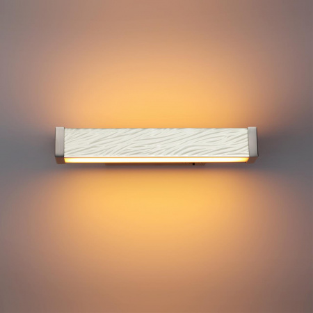 фото Белый/никель /металл/керамика/акрил Настенный светильник LED 10W 2000К/3000K/4000K RIVIERA L-VISION, арт. 5451/10WL