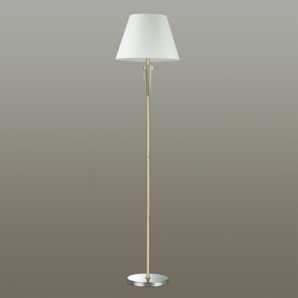 фото Хром, золотой Торшер E27 1*60W 220V LORAINE NEOCLASSI, арт. 3733/1F