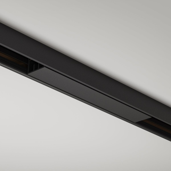 фото Коннектор питания прямой Basity, черный Maytoni Technical TRA172IPC-1B