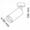 фото Потолочный светильник Maytoni Technical Focus C017CW-01B, черный