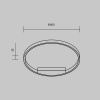фото Потолочный светильник Maytoni Rim MOD058CL-L35BK, черный