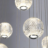 фото Хром/прозрачный/металл/акрил Люстра каскадная LED 120W 4000K 6600Лм CRYSTAL L-VISION, арт. 5007/120L