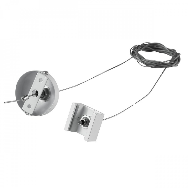 Подвес скрытый тип D треку 5040xx-(F)/(R) 5 м Quattro, белый Lightstar 504196-FR2
