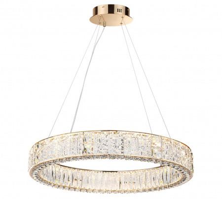 фото Золото/прозрачный/металл/хрусталь/стекло Люстра LED 80W 3700K VERSION HALL, арт. 5071/100L