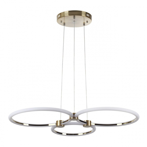 Золотой Светильник подвесной LED диммир. с ДУ 80W 3000-6000К 220V NOVA LEDIO, арт. 5297/80L