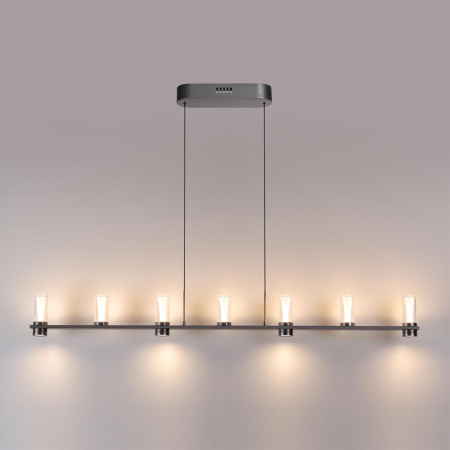 фото Светильник темный никель/акрилл/металл IP20 LED 40W 2470Лм 3000K 180° 220V DEFANCE HIGHTECH, арт. 7143/45L