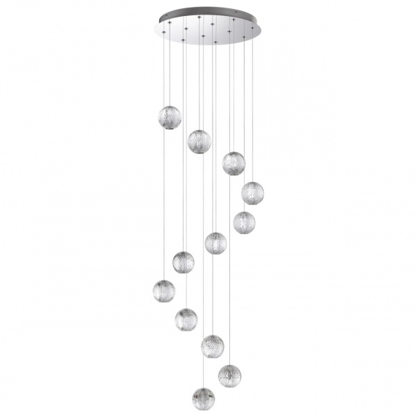 Хром/металл/акрил Люстра LED 56W 4000K 4711лм CRYSTAL L-VISION, арт. 5007/56L