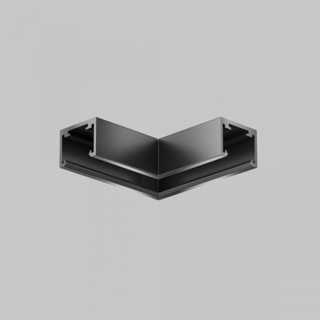 фото Коннектор угловой Exility X накладной, черный Maytoni Technical TRA239CL-41B
