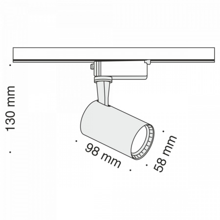 фото Трековый светильник Maytoni Technical Vuoro TR003-1-6W3K-W, белый