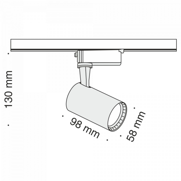 фото Трековый светильник Maytoni Technical Vuoro TR003-1-6W3K-W, белый