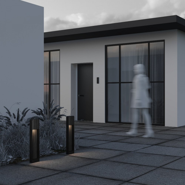 фото Ландшафтный светильник Maytoni Outdoor Porte O481FL-L7BWD3K, черное дерево