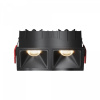 Встраиваемый светильник Maytoni Technical Alfa LED DL043-02-10W3K-SQ-B-1, черный