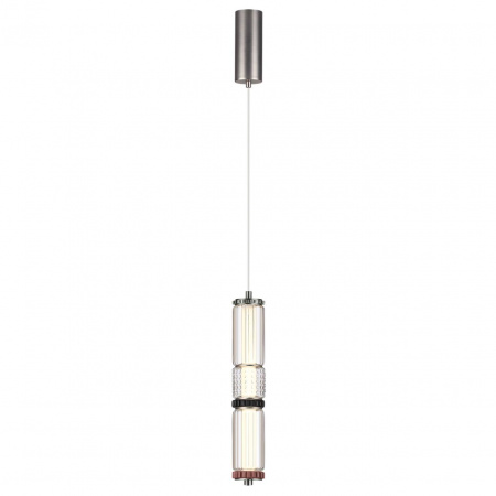 фото Темный сатин.никель/терракот/черный Подвес LED 12W 4000K COLLIER L-VISION, арт. 5456/12L