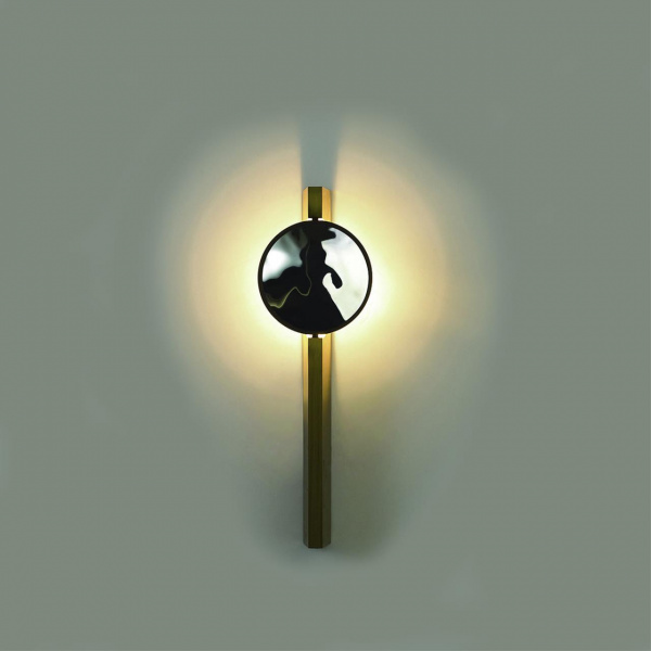 фото Настенный светильник бронза/металл/нерж сталь IP20 LED 3W 2700K 3000K 220V REFLECTION HIGHTECH, арт. 7096/3WL
