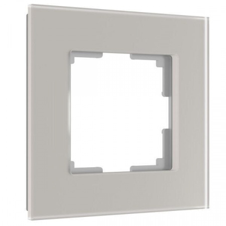 фото Рамка из стекла на 1 пост Senso дымчатый soft-touch W0013117