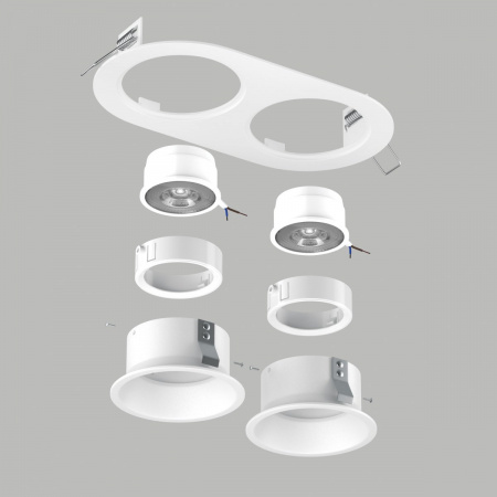 фото Комплект со светильником Domino, белый Lightstar D6560606WMOD