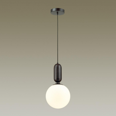 фото Черный/белый Подвес E27 1*40W (тип лампы СВЕЧА) 220V OKIA PENDANT, арт. 4668/1