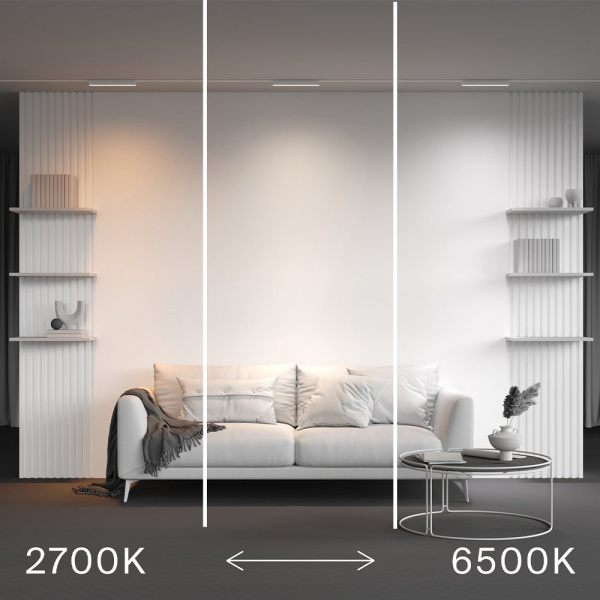 фото Трековый светильник Maytoni Technical Basis TR080-4-10WTW-W, белый