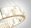 фото Золото/прозрачный/белый/металл/хрусталь/алебастр Люстра LED 46W 3700K CROSSA HALL, арт. 5072/60L