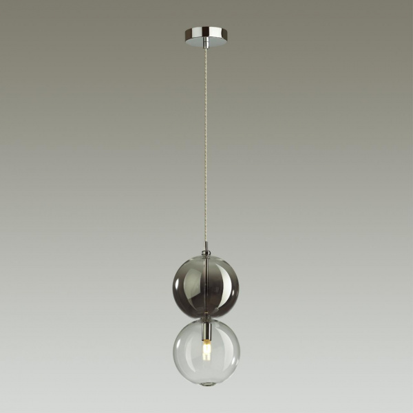фото Хром/дымчатый/стекло Подвес G9 1*40W TWIXY PENDANT, арт. 4980/1A