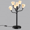 фото Черный матовый/белый/фарфор Настольная лампа G4 LED 6*5W GARDI MODERN, арт. 5090/6T