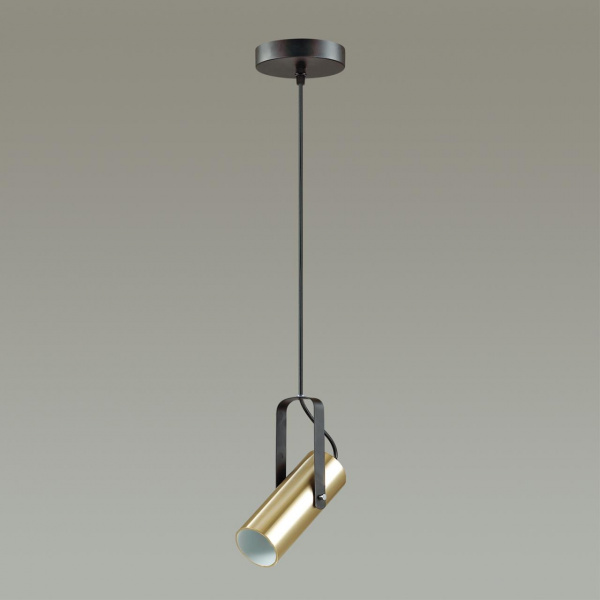 фото Золотой, чёрный Подвес GU10 LED 1*5W 220V CLAIRE MODERNI, арт. 3714/1