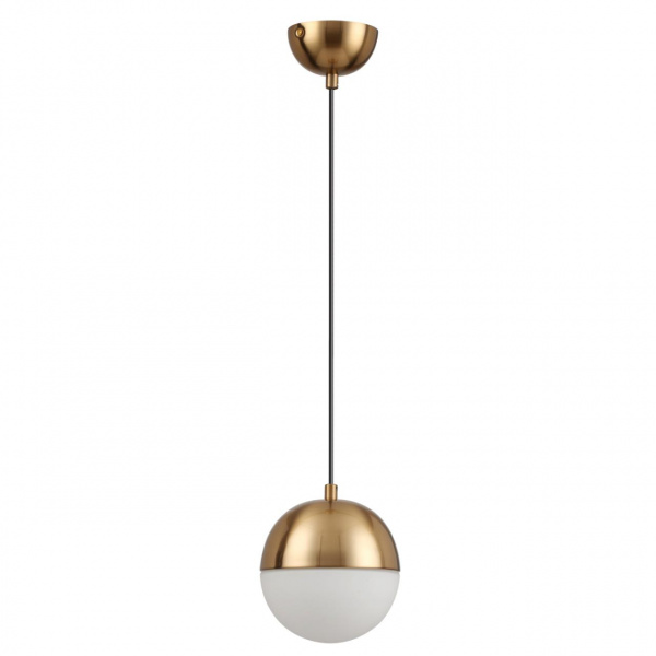 Античн.бронза/металл/белый/стекло Подвес E27 1*40W PINGA PENDANT, арт. 4960/1