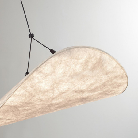 фото Подвесной светильник металл/нетканный шелк/черн IP20 LED 20W 3000/3500/4000K 220V SILK L-VISION, арт. 7067/30L