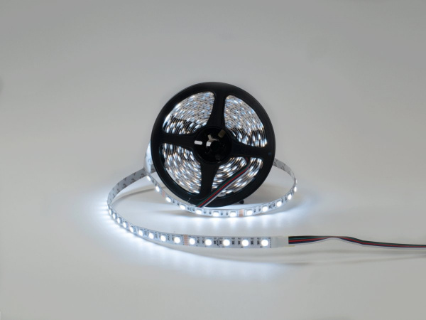 Светодиодная лента 5050, 60 LED/м, 19,2 Вт/м, 24В, IP20, Цвет: RGB + нейтральный белый, SWG560-24-19.2-RGB+NW-M, катушка 5 м