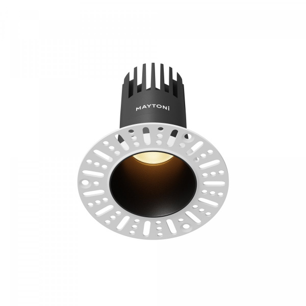 Встраиваемый светильник Maytoni Technical Dip DL120-10W-2.7K-TRS-B, черный