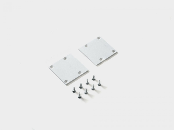 Заглушки SWG LS3535-W-ECS-AL-R для профиля LS3535-W (комплект, 2 шт)