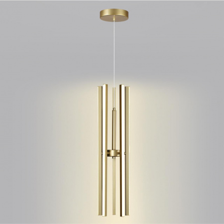 фото Золотой//металл/ Подвесной светильник LED 4000K 60W 220V PARKER LEDIO, арт. 6564/60L