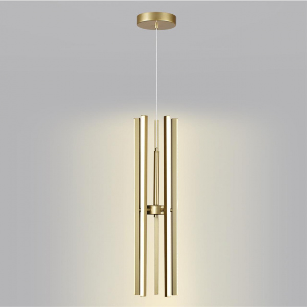 фото Золотой//металл/ Подвесной светильник LED 4000K 60W 220V PARKER LEDIO, арт. 6564/60L