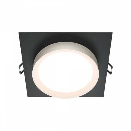 фото Встраиваемый светильник Maytoni Technical Hoop DL086-GX53-SQ-BW, черный