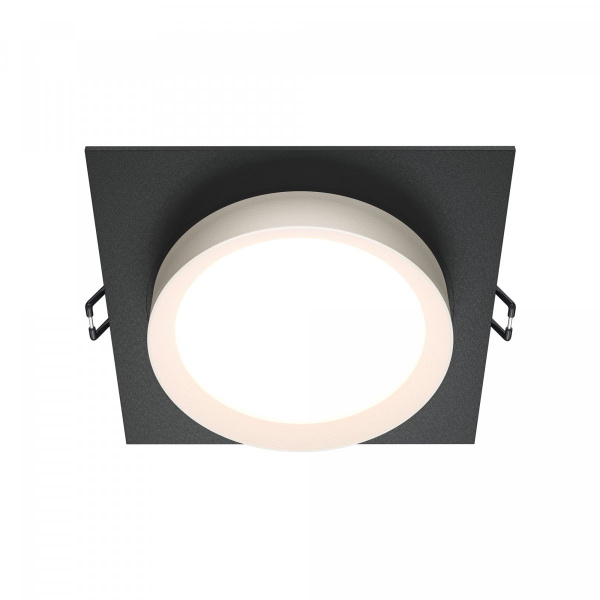 фото Встраиваемый светильник Maytoni Technical Hoop DL086-GX53-SQ-BW, черный